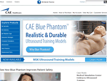 Tablet Screenshot of bluephantom.com